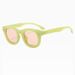 Men's Sunglasses Round Sunglasses High End Retro Trend Sunglasses Internet Celebrity Same Style Plain Casual Versatile Sun Visor_viptrois.com
