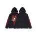 Vintage Eagle Hooded Sweatshirt – Unisex Streetwear Knit Jumper (S-XL, Black)"_viptrois.com