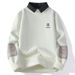 Pure Cross-Border Foreign Trade Dropshipping Hot-Selling Fashion New 2024 Autumn Winter Collar Knitted Sweater Men's Base_viptrois.com