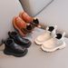 Child's shoes Boys' side zipper fashion Doc Martens girls' soft-soled fashion boots_viptrois.com