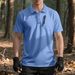 Men's Clothing Outdoor Solid Color Polo Shirt Heavy Casual Breathable Lapel T Shirt_viptrois.com