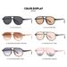 Men's Sunglasses New Double Beam Toad Shaped Sunglasses For Women Retro Large Frame Sunglasses Ins Ocean Piece Internet Celebrity Sunglasses_viptrois.com