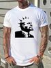 BANKSY PUNK LENIN MEN'S T-SHIRT - Mohican Urban - Choice Of Colours - Size S-3XL Streetwear Unisex Summer Slightly Designer Clothes Comfortable_viptrois.com