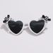 New Halloween Love Women Heart Shaped Little Devil Pumpkin Skull Sunglasses S23168_viptrois.com