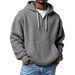 2026 Autumn And Winter New Environmentally Friendly Fabrics Fashion Sports Trendy Men's Tops Waffle Hooded Sweater_viptrois.com