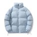 Men's Puffer Jacket – Lightweight Quilted Polyester Coat (S-3XL, Black/Charcoal/Taupe/Mint)_viptrois.com
