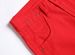 Young Boys Clothing Elastic Bright Red Denim Shorts_viptrois.com