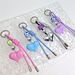 Bag Pendant Simple, High-quality, Fashionable Heart-shaped Pendant Bag, Hand-woven Leather Rope Keychain_viptrois.com