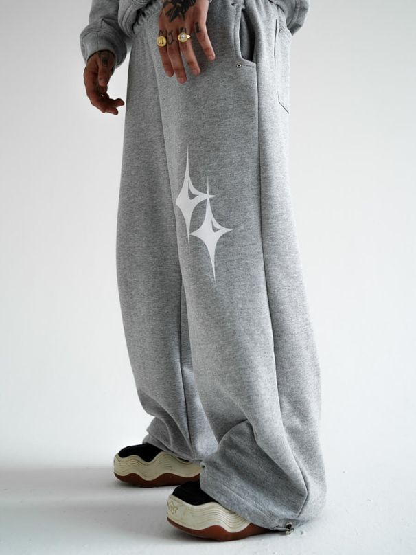 Streetwear Hoodie & Jogger Set - American Hip Hop Style Zip-Up Fleece-Lined Hooded Sweatshirt With Graphic Print, Matching Pants_viptrois.com