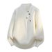 Men's British Preppy Turtleneck Sweater – Button-Down Knit Pullover, Winter & Autumn Casual Couple Matching Top_viptrois.com