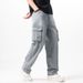 1916 European And American Trends In Autumn And Winter, New Loose And Fattened Fat Hip-hop Large-size Multi-bag Skateboard Pants_viptrois.com