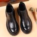 European Warm Series Autumn And Winter Mid-Top Short British Style Men's Velvet Warm Low-Top Martin Boots_viptrois.com