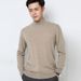 Pure Cross-Border Wholesale 2025 Autumn Winter New Business Pullover Solid Color Casual Sweater Men's Base Half Turtleneck_viptrois.com