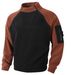 Men's Slim Stand Collar Coral Fleece Jacket - Autumn Winter Long Sleeve Pullover, European Style Casual Coat (Army Green, Dark Gray, Burgundy)_viptrois.com