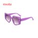Cat's Eye Full Striped Color Gradient Sunglasses Sun Protection Sunglasses T1198_viptrois.com