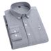 Cotton Men's Long Sleeve Shirt Spring And Autumn Oxford Spinning Cotton Shirt Men's Middle-aged Youth Casual Slim-fit Large Size Inch Shirt_viptrois.com