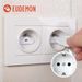EUDEMON 20pcs Chile/Brazil EU Universal Power Socket Outlet Plug Protective Covers Anti Electric Baby Safety Protector_viptrois.com