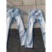 Men's Clothing Ice Blue 3D Whiskered Style Cleanfit Flared Washed Jeans For Men High Street Vibe For Formal & Casual_viptrois.com
