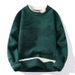 Nordmann Two-Piece Knitted Sweater Men's Towel Embroidery 3D Autumn Winter Warm Coat Loose Lazy Style Foreign Trade_viptrois.com