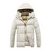 Cotton-padded Men's Graphene Slim-fit Removable Cap Thickened Hooded Jacket Men_viptrois.com