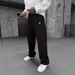 Men's Star Print Hooded Sweatshirt Set Retro Style Trendy Spring Street Style New_viptrois.com