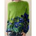 3D Floral Print Round Neck Sweatshirt – Women’s Trendy Pullover | Streetwear Chic_viptrois.com