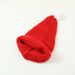 Christmas Children's knitted red hat Hairball wool hat hat Children's knitted Christmas color hat_viptrois.com