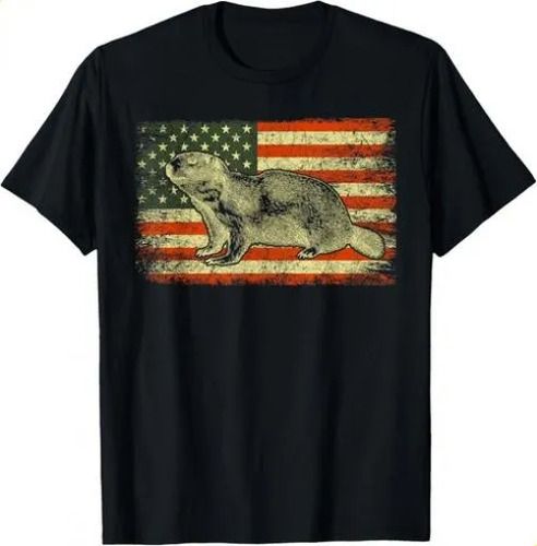 T-shirtpunxsy Phil American Flag Groundhog Day 2026 Gift Unisex T_viptrois.com