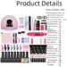 Nail Extension Gel Kit With UV Nail Polish For Professional Manicure_viptrois.com