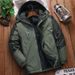 Men's Winter Thermal Jacket – Waterproof Work & Outdoor Coat With Fleece Lining (XL-5XL, Black/Red/Blue/Olive, PU 5000mm, Windproof)_viptrois.com