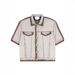 Men's Clothing Shoulder Pad Short Sleeve Denim Jacket Washed Colorblock Casual Suit_viptrois.com
