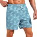 Premium Products Beach Large Size Quick Drying Loose Fitting Thin Quarter Men's Shorts Sports Casual Floral Pants_viptrois.com