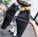 Children's Spring And Autumn Jeans New Style Baby Wear Trousers Slightly Elastic Straight Slim Version Single Trousers A12352_viptrois.com