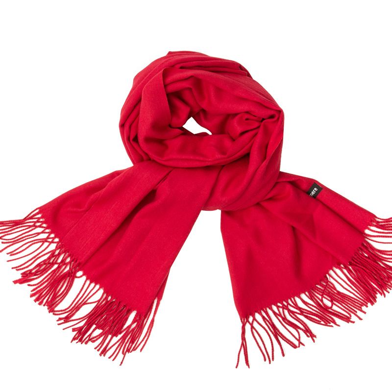 Women's Scarves Winter Men's And Women's Solid Color Scarves And Shawls. Imitation Solid Color Cashmere Brushed Scarves And Shawls_viptrois.com