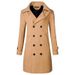 Loom Loom Manufacturer Wholesale M-4XL Export Large Size Men's Double-Breasted Mid-Length Hollow 3D Trench Wool Coat_viptrois.com