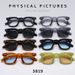 Men's Sunglasses New Style Internet Celebrity Sunglasses For Women Street Fashion High End Square Frame Sunglasses For Travel UV Protection Sunglasses_viptrois.com