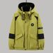 Men's Clothing Plus Size Winter Jacket With Fleece Lining, Windproof Outdoor Coat, Thickened Polyester Padded Hooded Jacket For Big & Tall (6XL-12XL)_viptrois.com