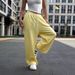 European And American Cross-border Casual Women's Street Style Lace-up Y2k Loose Fashion Wide-leg Pants In Stock_viptrois.com