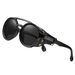 Windproof Mountaineering Steampunk Style Round Retro Sunglasses For Men And Women Cycling Riding Motorcycle_viptrois.com