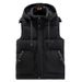 Men's Clothing Plus Size Winter Men's New Cotton Waistcoat Vest Vest Thickened Jacket Work Clothes Class Uniform Printing_viptrois.com