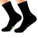 All-cotton mid-tube casual sports socks Creative letter non-slip adhesive floor socks sole_viptrois.com