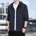 Men's Clothing Ice Silk Quick Dry Sun Protection Clothing Summer Men's Hooded Lightweight Jacket Outdoor Breathable Men's Outerwear Sun Protection_viptrois.com