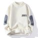 Men's Clothing Winter sweater, half turtleneck solid color knitted sweater, spring and autumn sweater, handsome twisted velvet and thick bottom_viptrois.com