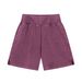 Men's Clothing 430GSM Salt-Washed Boxing Shorts – Heavyweight Cotton, Split Hem, Elastic Waist, Streetwear Casual (S-XXL, Breathable, No Stretch)_viptrois.com