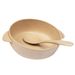 ToysMall 2Pcs/Set Baby Feeding Food Straw Handled Bowl Spoon Training Tableware_viptrois.com