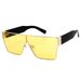 2025 New Square Sunglasses For Women, European And American Fashion Trends, Integrated Sunglasses For Men, Instagram Style Street Photography,_viptrois.com
