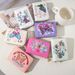 Hot Selling Women's Mini Wallet With Butterfly Embossed PU Material Flower Zipper Card Holder Mobile Phone Bag_viptrois.com