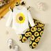Kids’ Clothing New Ins Hot Selling Baby Girl Tight Romper And Printed Trousers_viptrois.com