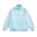 American Style Patchwork Colorful Three-Stripe Zipper Stand Collar Sweatshirt Jacket Spring Autumn Men's Trendy Brand_viptrois.com