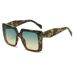Men's Sunglasses Women's Fashion Sunglasses Trend Travel Large Frame Men's Big Brand Personality Leg Square Sunglasses_viptrois.com